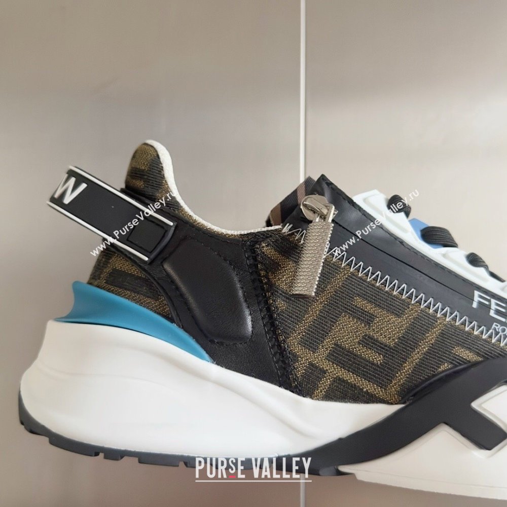 Fendi Flow Sneakers F820KL Black 2024 Top Quality (KL-24101501)