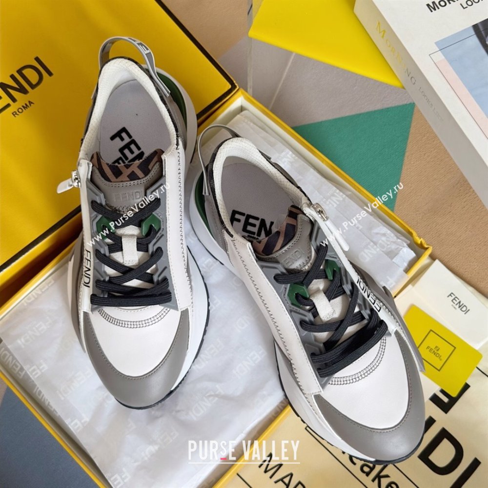 Fendi Flow Sneakers F820KL Grey 2024 Top Quality (KL-24101502)