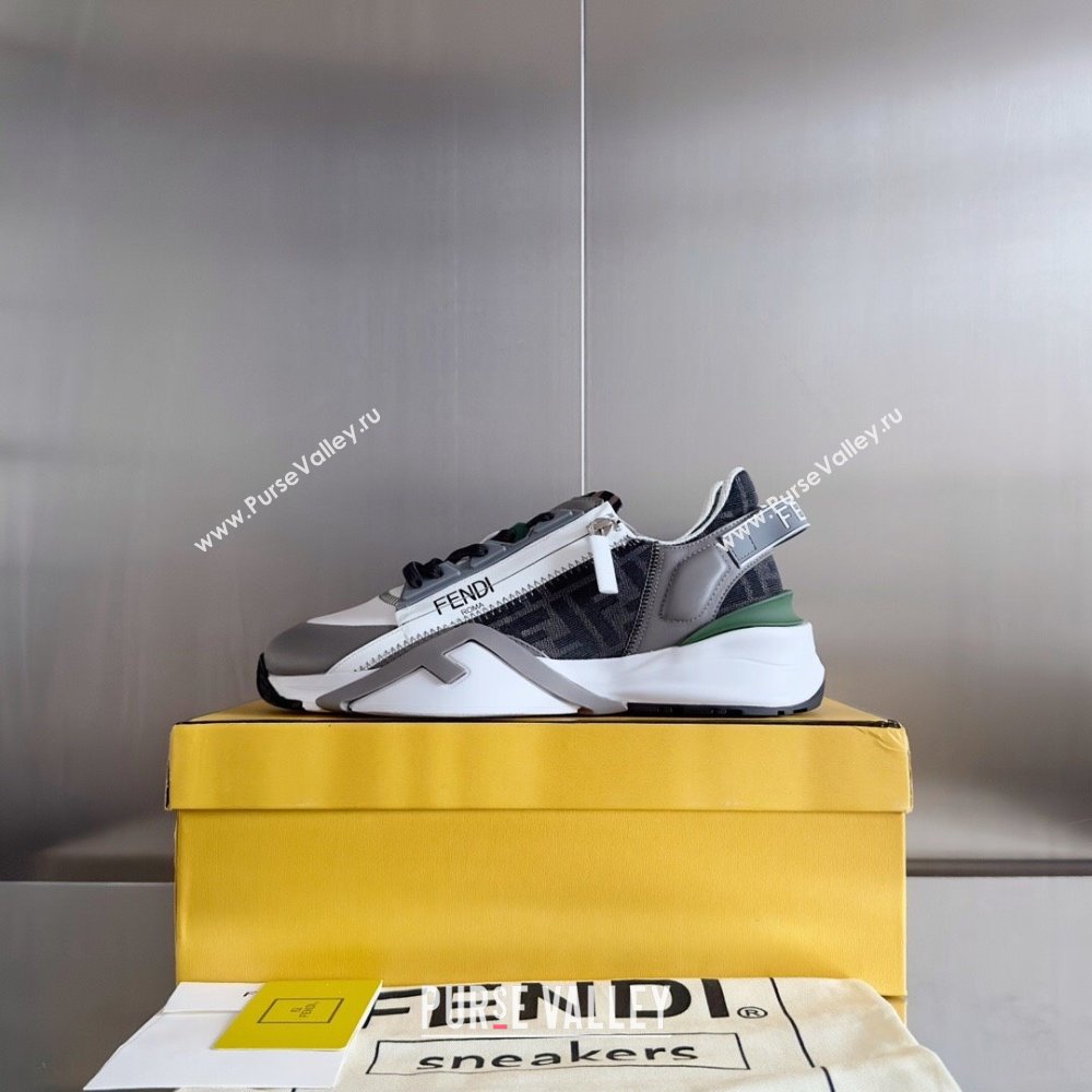 Fendi Flow Sneakers F820KL Grey 2024 Top Quality (KL-24101502)