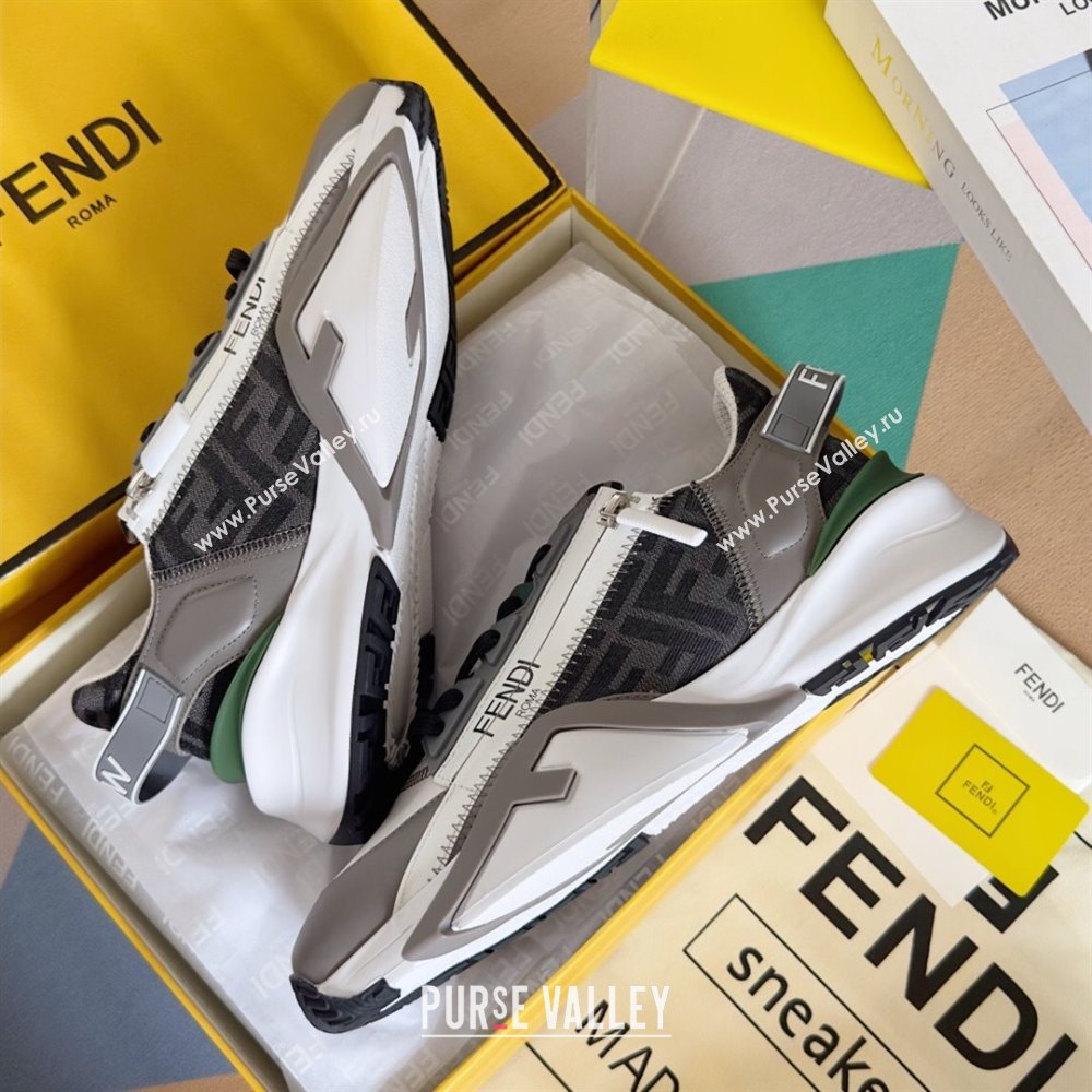 Fendi Flow Sneakers F820KL Grey 2024 Top Quality (KL-24101502)