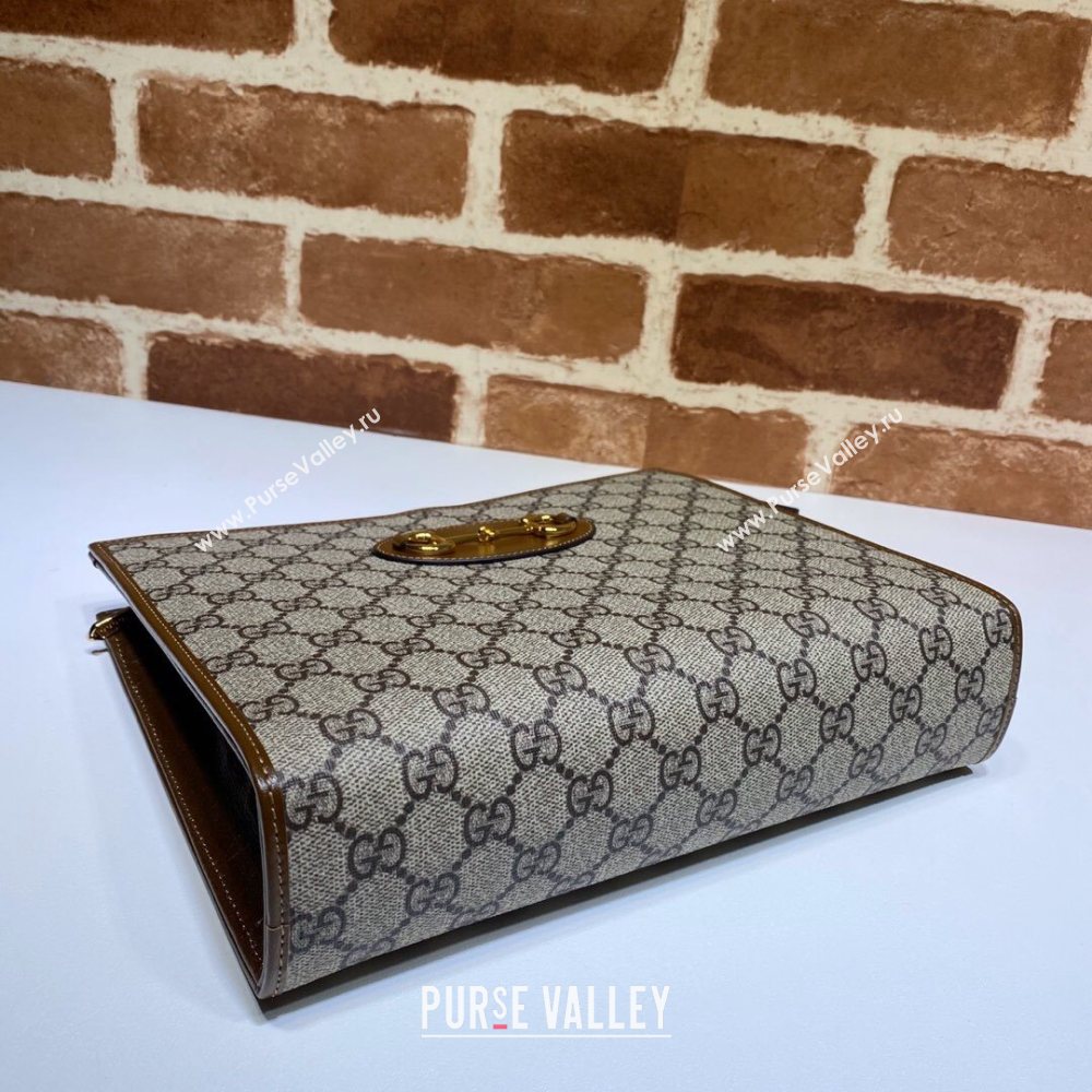 Gucci Horsebit 1955 GG Canvas Pouch 621890 Beige 2020 (DLH-20112548)