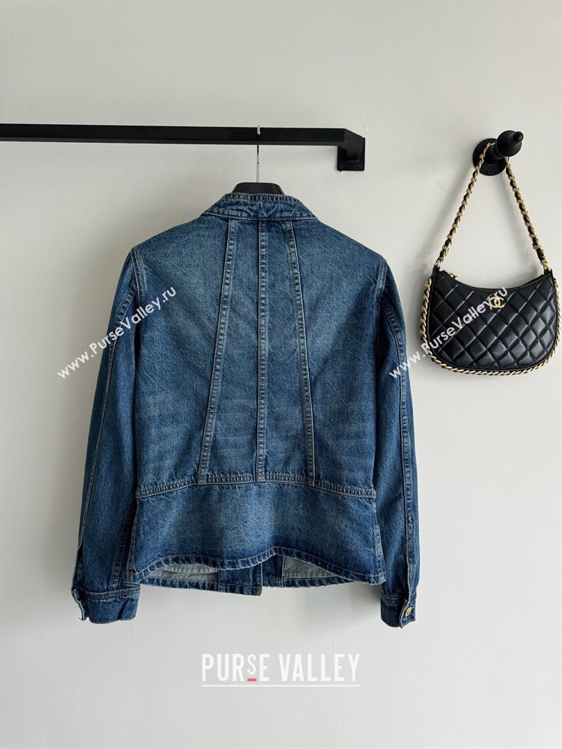 Celine Denim Jacket CH101714 Blue 2024 (Q-24101714)