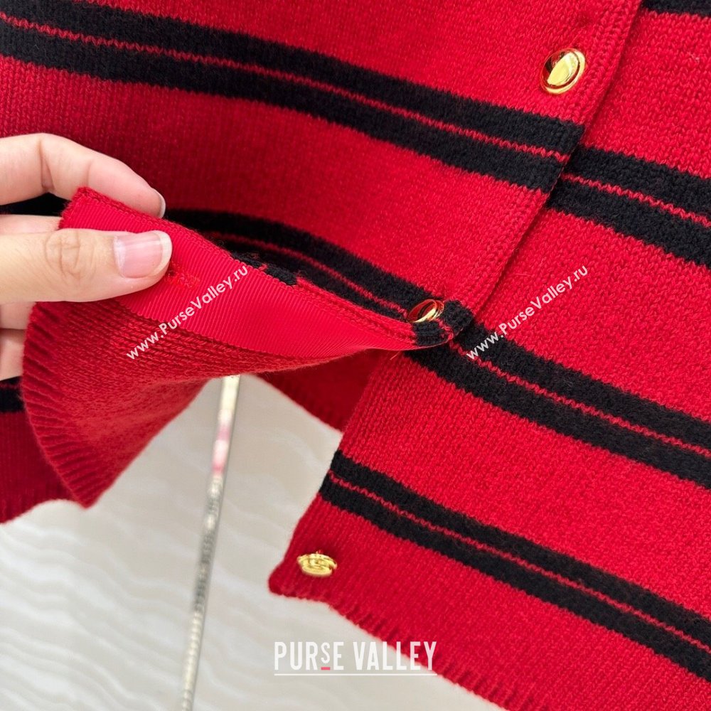 Miu Miu Cashmere Wool Cardigan M101716 Red 2024 (Q-24101716)