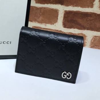 Gucci GG Leather Wallet 522869 Black 2020 (DLH-20112552)