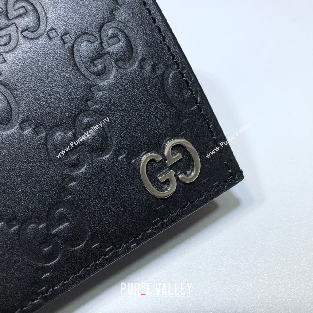 Gucci GG Leather Wallet 522869 Black 2020 (DLH-20112552)