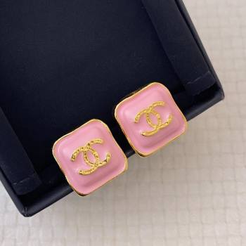 Chanel Stud Earrings CH12503 Pink 2024 (YF-24012503)