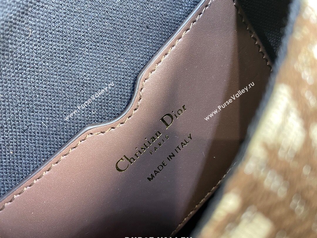 Dior Medium Bobby Shoulder Bag in Brown Oblique Canvas 2020 (XXG-20112605)