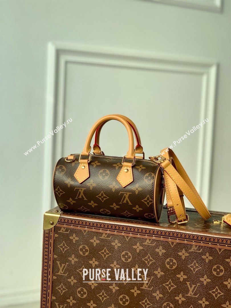 Louis Vuitton Nano Speedy Dating Bag in Monogram Canvas M13226 2025 (K-25030613)