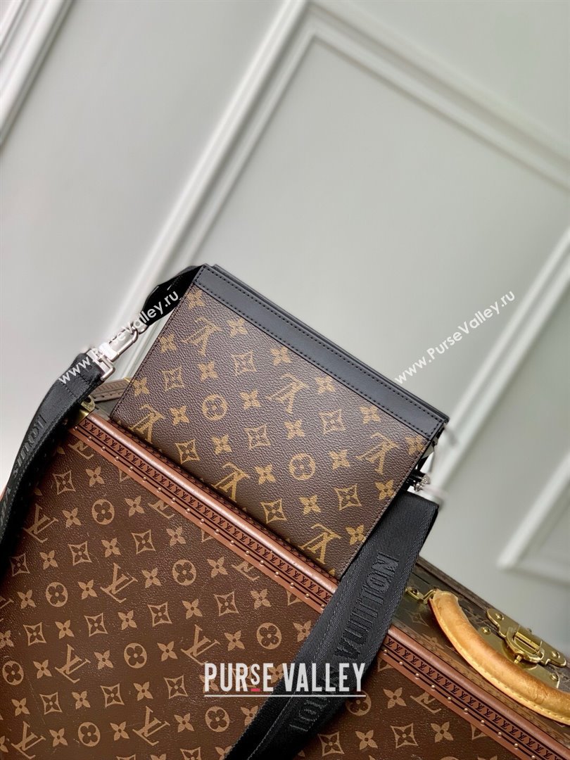 Louis Vuitton Gaston Wearable Wallet in Monogram Eclipse Reverse Canvas M81124 Brown 2025 (K-25030616)