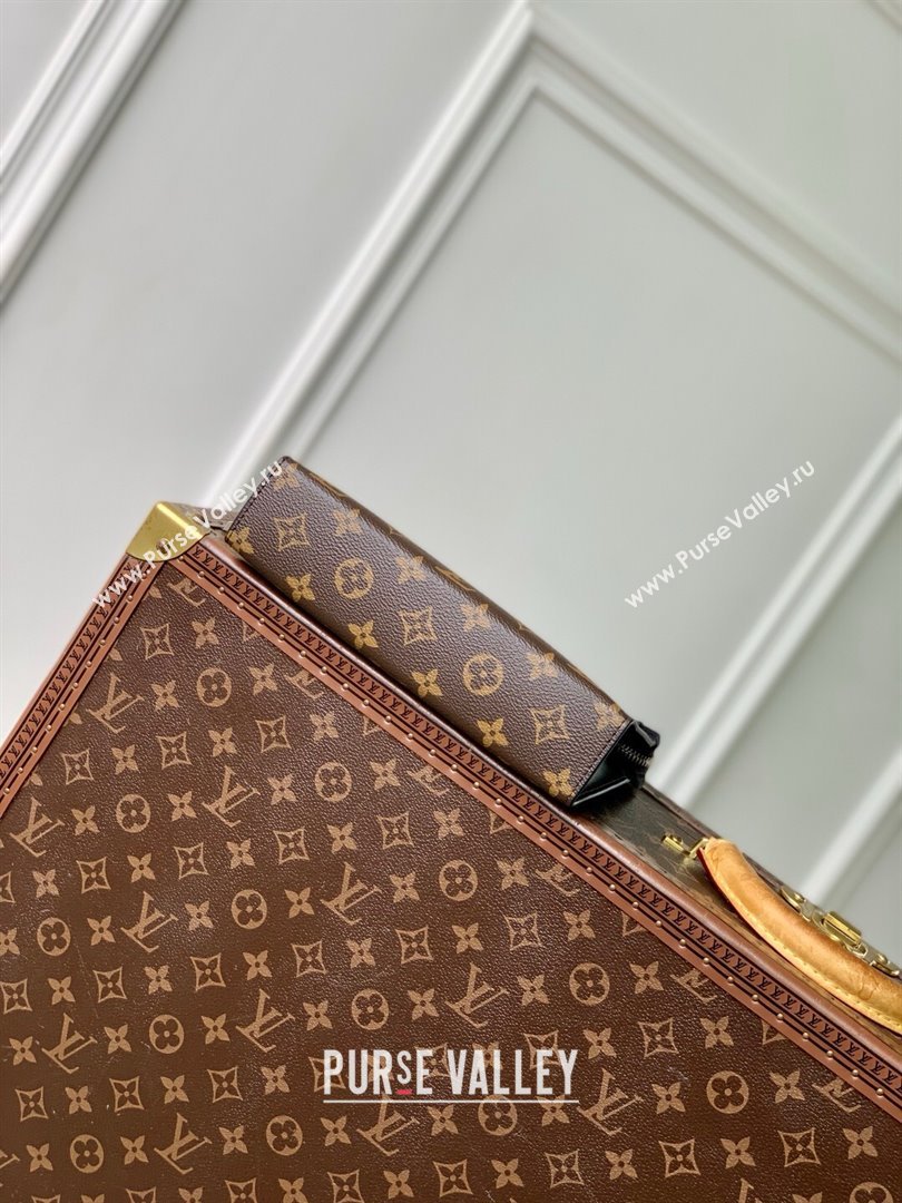 Louis Vuitton Gaston Wearable Wallet in Monogram Eclipse Reverse Canvas M81124 Brown 2025 (K-25030616)