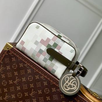 Louis Vuitton Locker Dopp Kit Bag in Damoflage Canvas N00112 2025 (K-25030619)