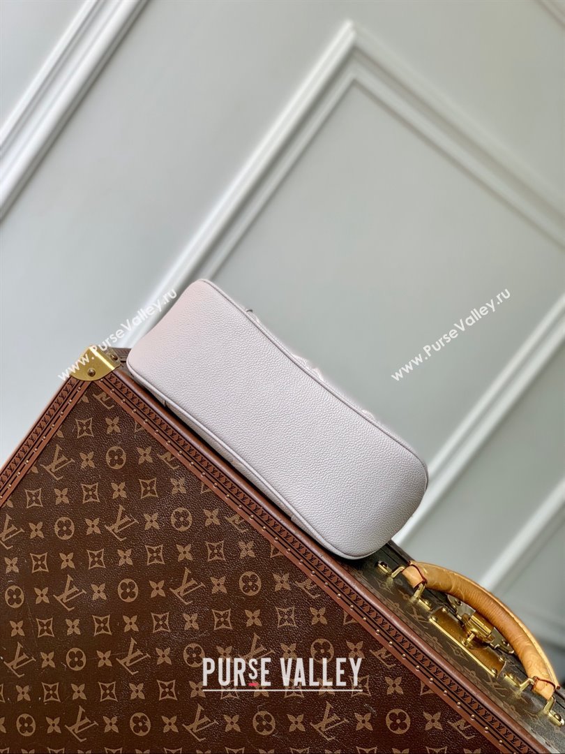 Louis Vuitton Boulogne Bag in Embossed Grained Cowhide Leather M14211 Gray 2025 (K-25030603)