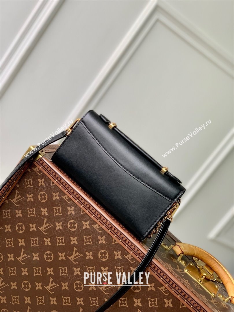 Louis Vuitton Wallet On Chain Capucines Bag in Calfskin Leather M12143 Black 2025 (K-25030605)