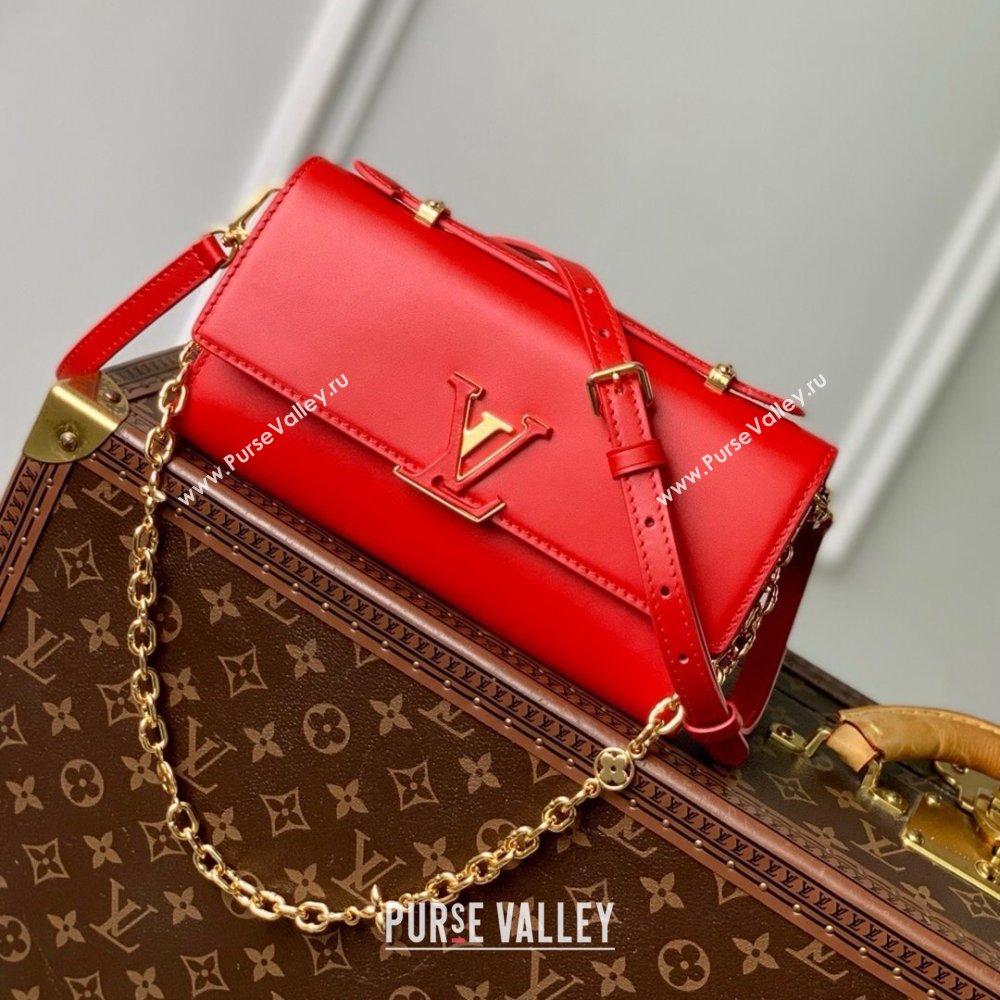 Louis Vuitton Wallet On Chain Capucines Bag in Calfskin Leather M12405 Red 2025 (K-25030606)