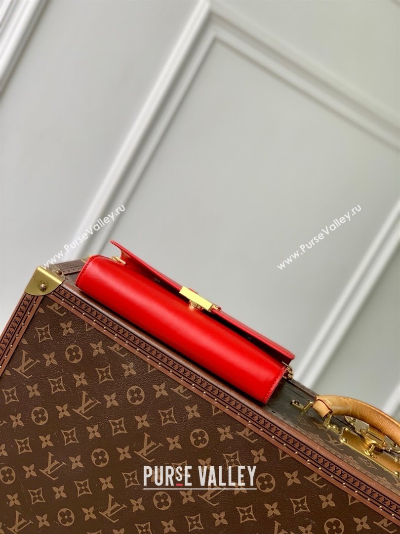 Louis Vuitton Wallet On Chain Capucines Bag in Calfskin Leather M12405 Red 2025 (K-25030606)