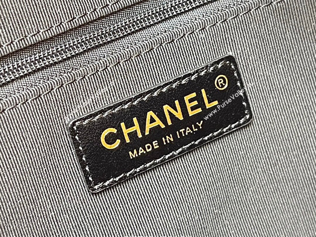 Chanel Small Bowling Bag in Grey Washed Denim AS4905 2024 Top Quality (SHUNY-24121804)