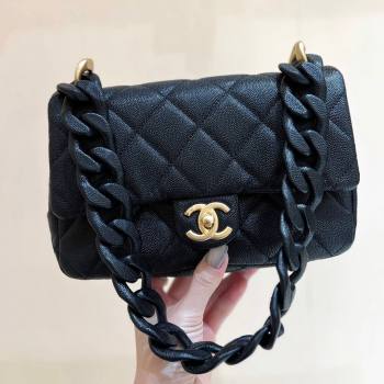 Chanel Grained Calfskin Flap Bag AS4788 Black 2024 Top Quality (SHUNY-24121805)