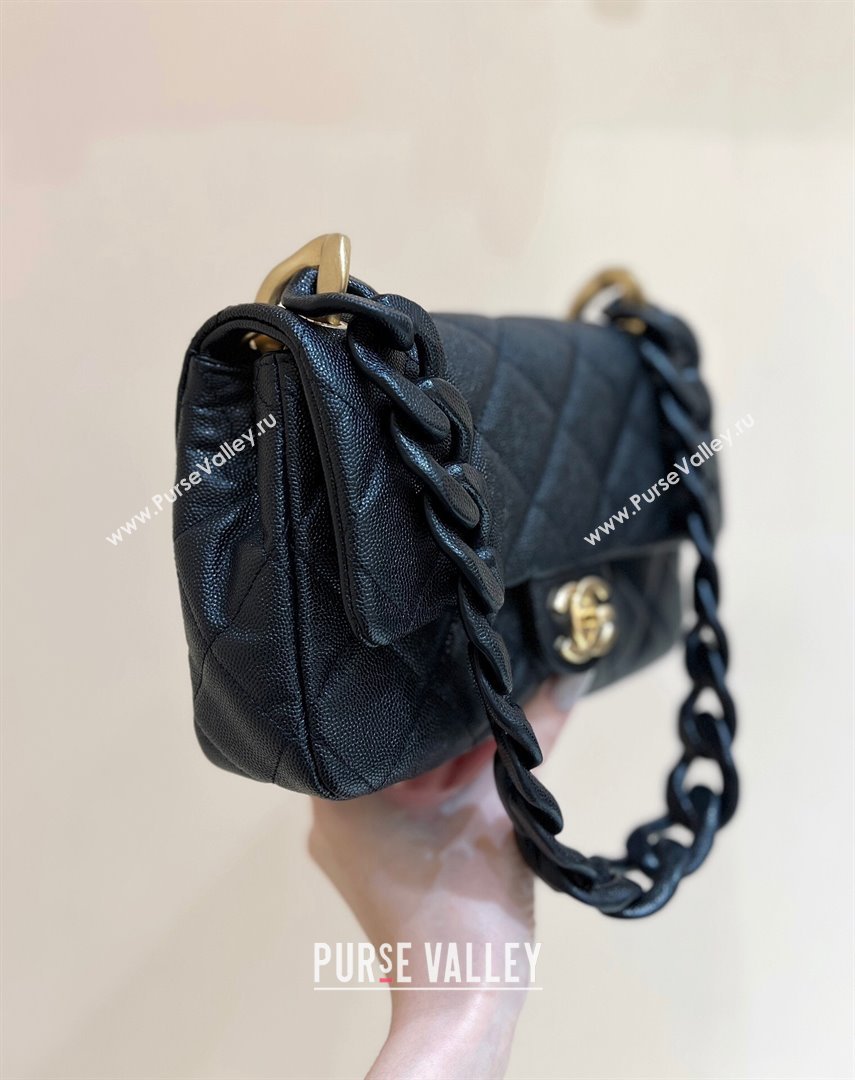 Chanel Grained Calfskin Flap Bag AS4788 Black 2024 Top Quality (SHUNY-24121805)