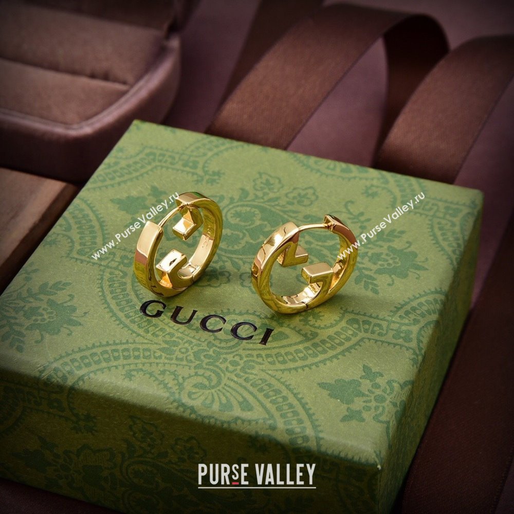 Gucci GG Earrings G12518 Gold 2024 (YF-24012518)