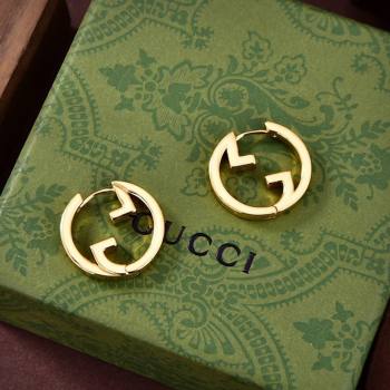 Gucci GG Earrings G12518 Gold 2024 (YF-24012518)