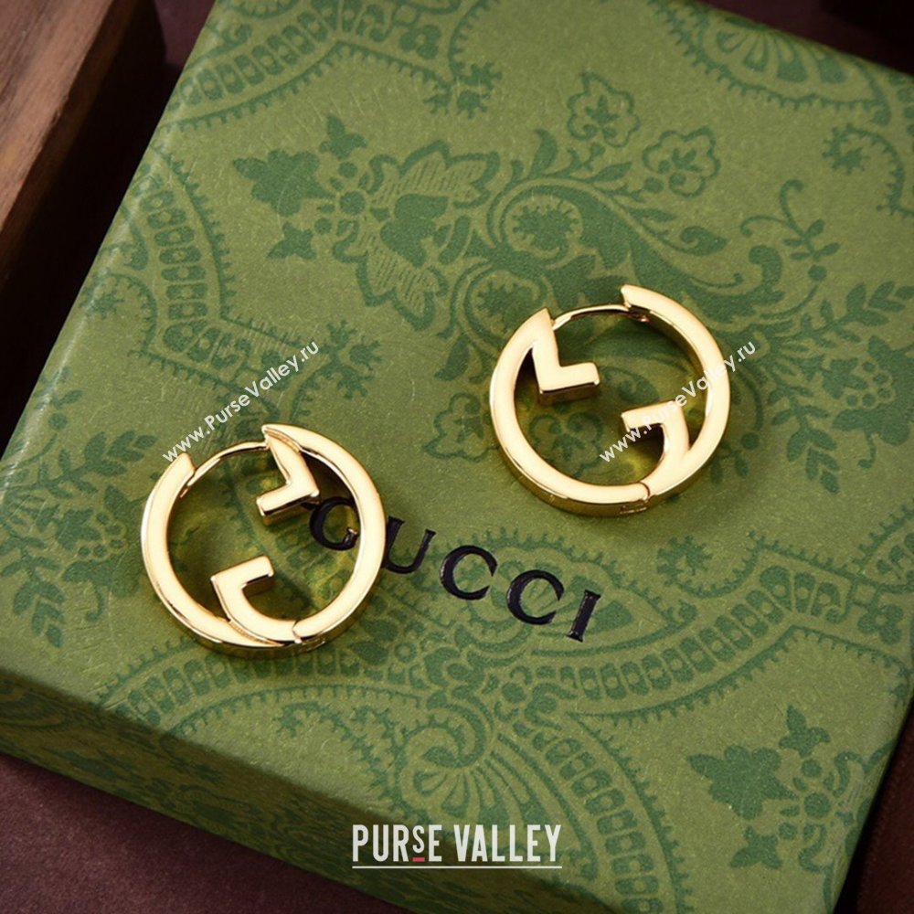 Gucci GG Earrings G12518 Gold 2024 (YF-24012518)