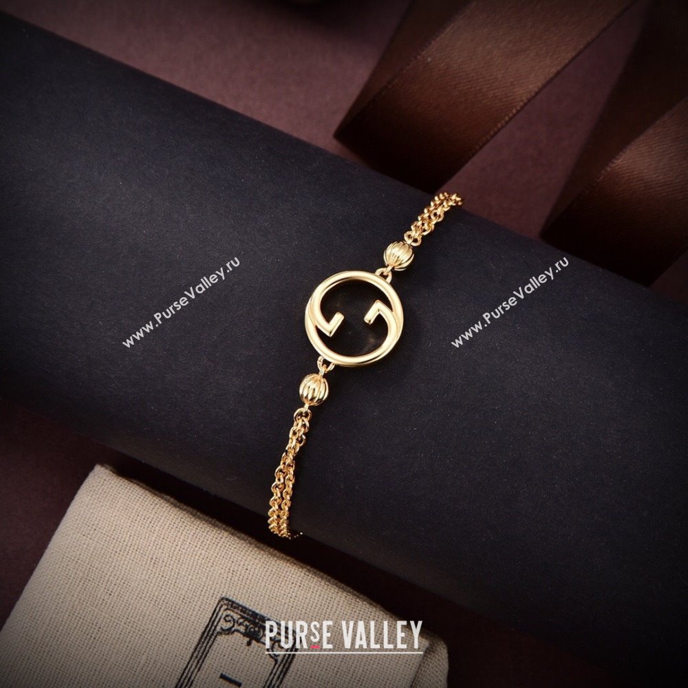 Gucci GG Bracelet G12519 Gold 2024 (YF-24012519)