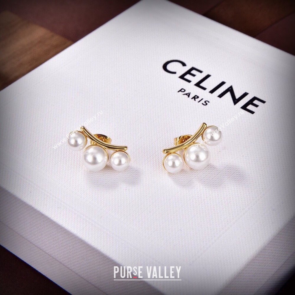 Celine Pearl Earrings C12520 2024 (YF-24012520)