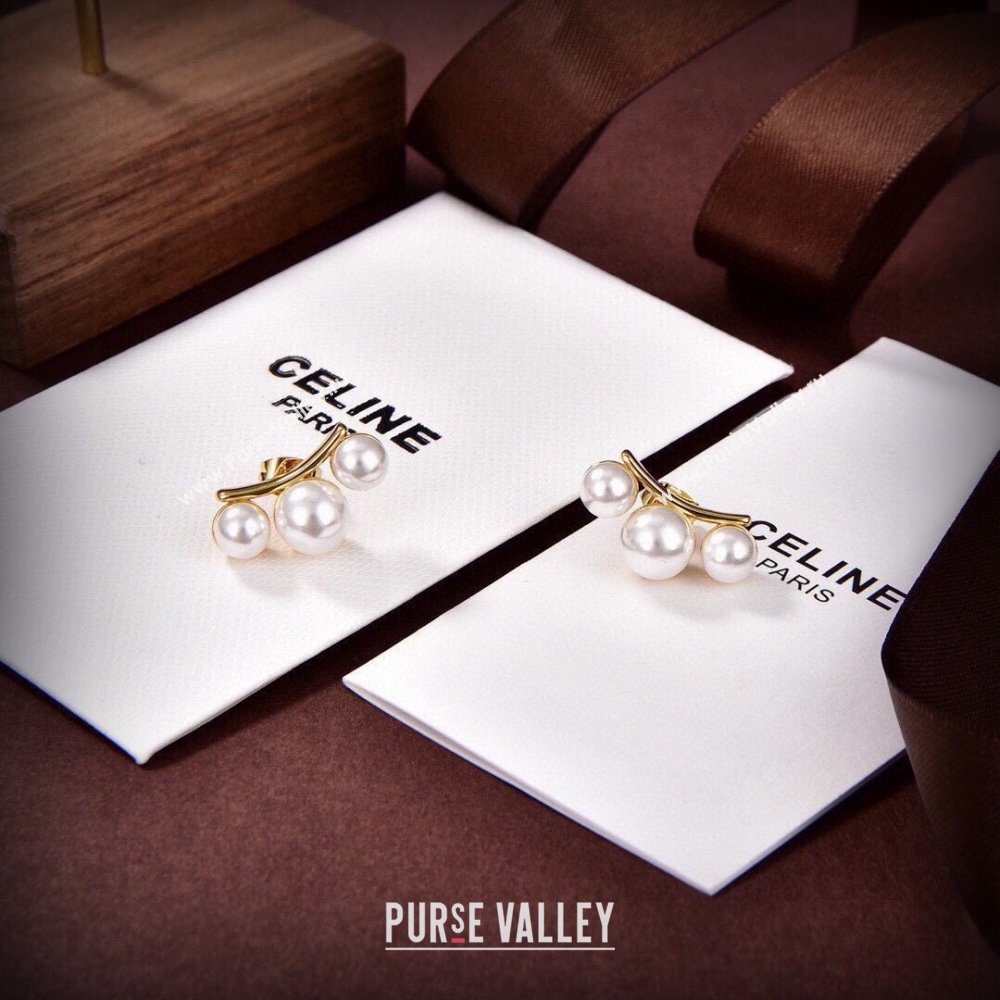 Celine Pearl Earrings C12520 2024 (YF-24012520)