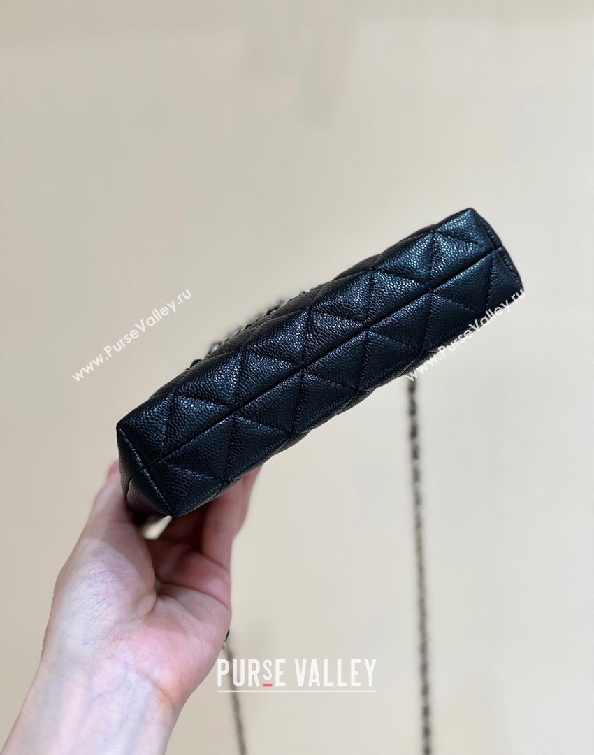 Chanel Classic Clutch with Chain in Haas Grained Calfskin AP4423 Black 2024 Top Quality (SHUNY-24121812)