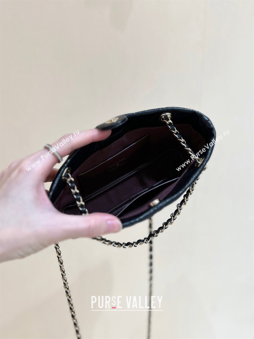 Chanel Classic Clutch with Chain in Haas Grained Calfskin AP4423 Black 2024 Top Quality (SHUNY-24121812)