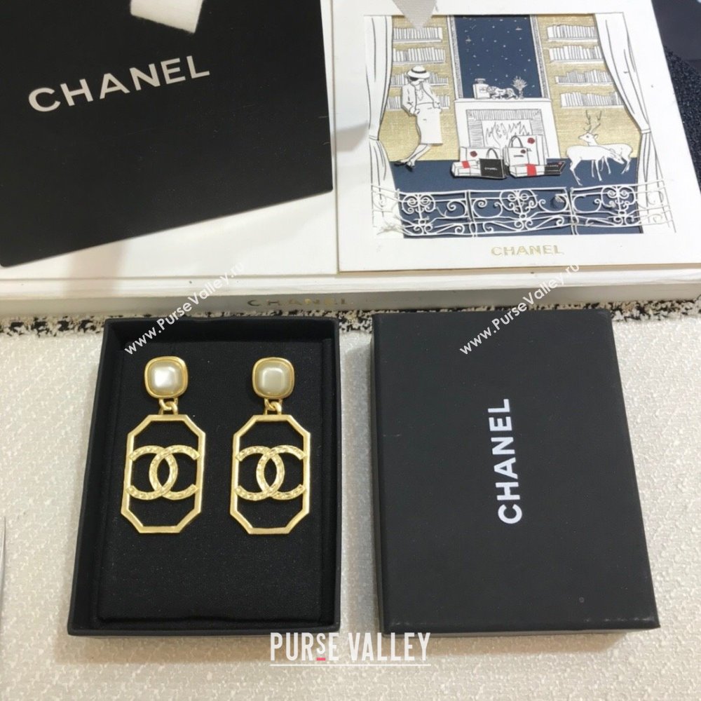 Chanel Pendant Earrings CH12524 Gold 2024 (YF-24012525)