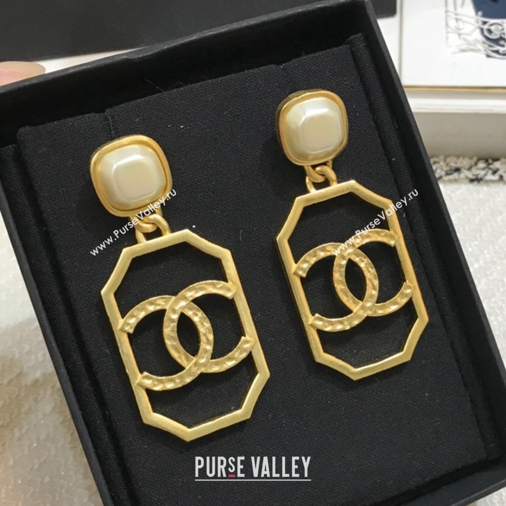 Chanel Pendant Earrings CH12524 Gold 2024 (YF-24012525)