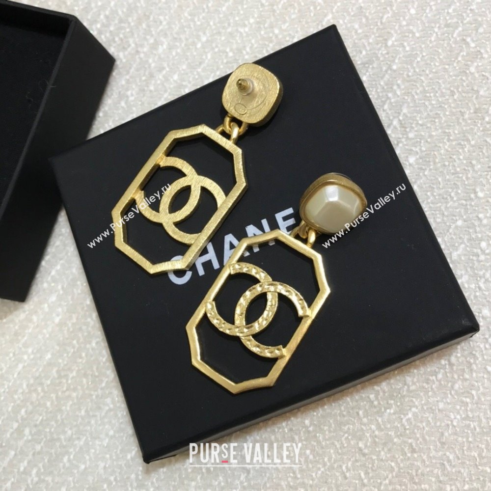 Chanel Pendant Earrings CH12524 Gold 2024 (YF-24012525)