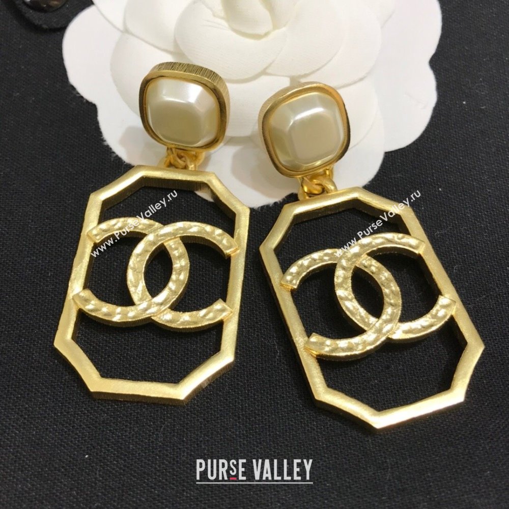 Chanel Pendant Earrings CH12524 Gold 2024 (YF-24012525)