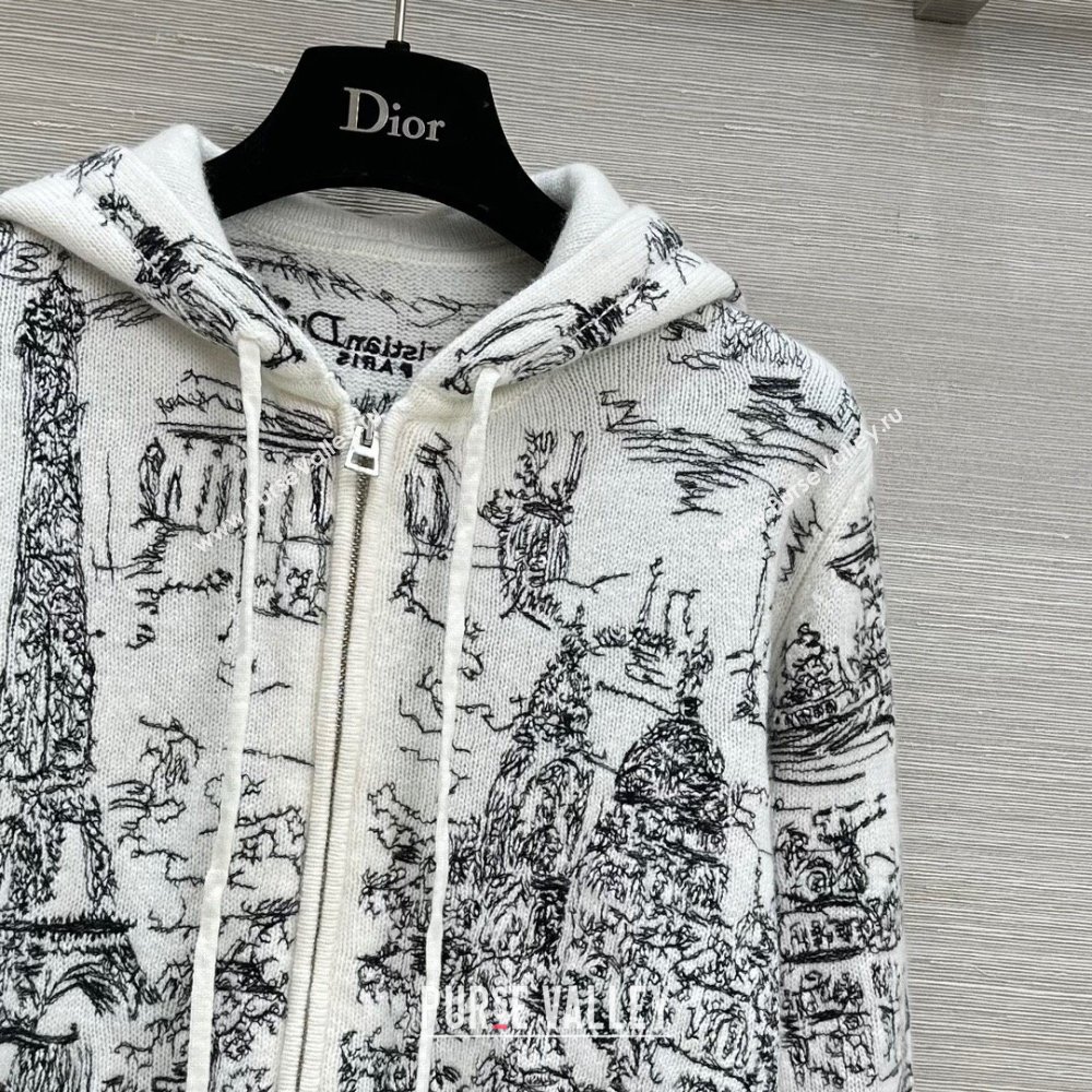 Dior Cashmere Zipped Jacket D7930 2024 (Q-24070930)