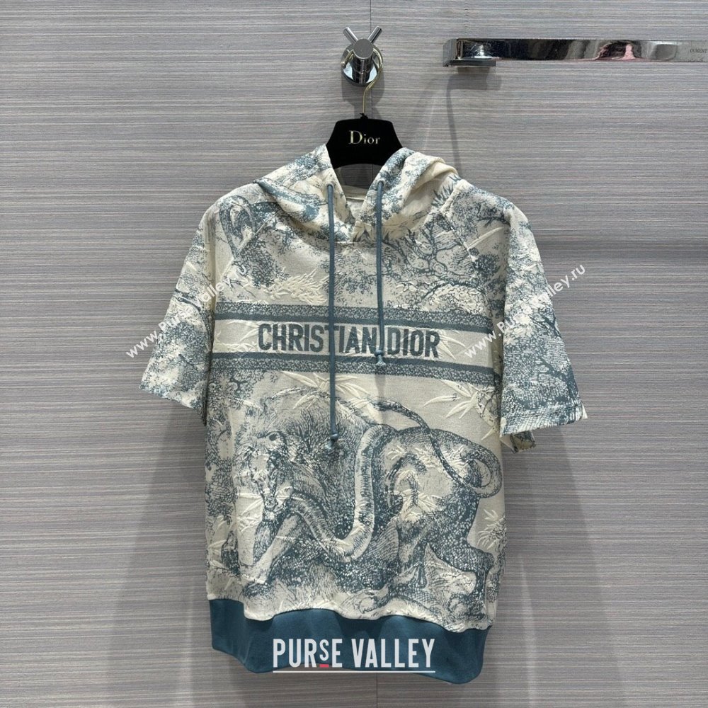 Dior Top and Shorts D051707 Blue 2024 (Q-24051707)