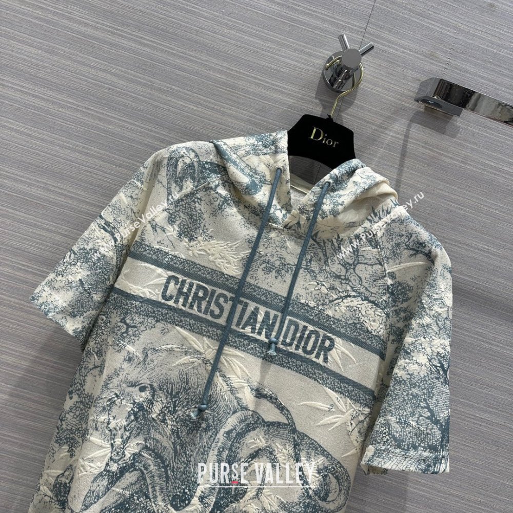 Dior Top and Shorts D051707 Blue 2024 (Q-24051707)