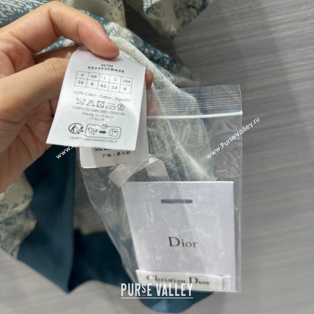 Dior Top and Shorts D051707 Blue 2024 (Q-24051707)