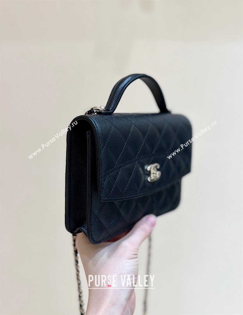 Chanel Grained Calfskin Backpack AP4406 Black 2025 Top Quality (SHUNY-24121814)