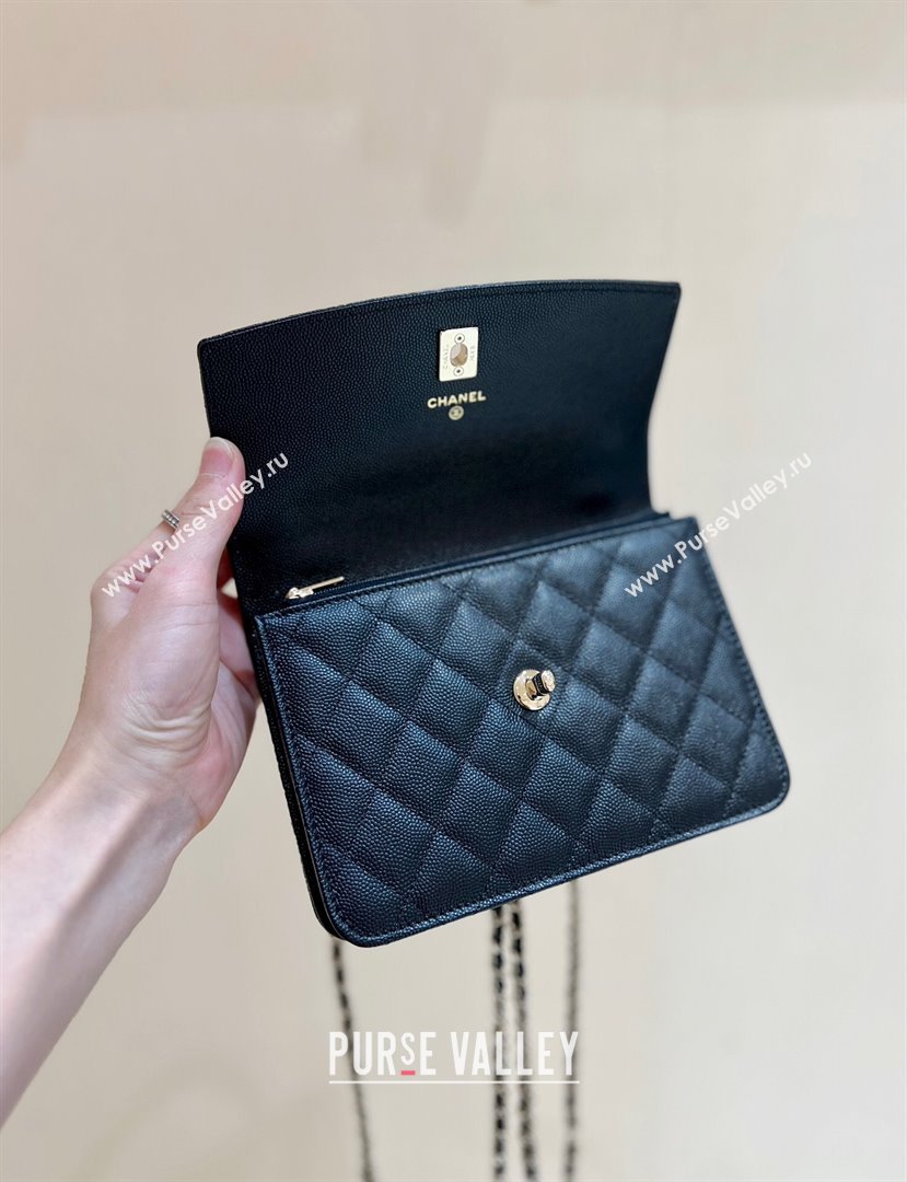 Chanel Grained Calfskin Backpack AP4406 Black 2025 Top Quality (SHUNY-24121814)