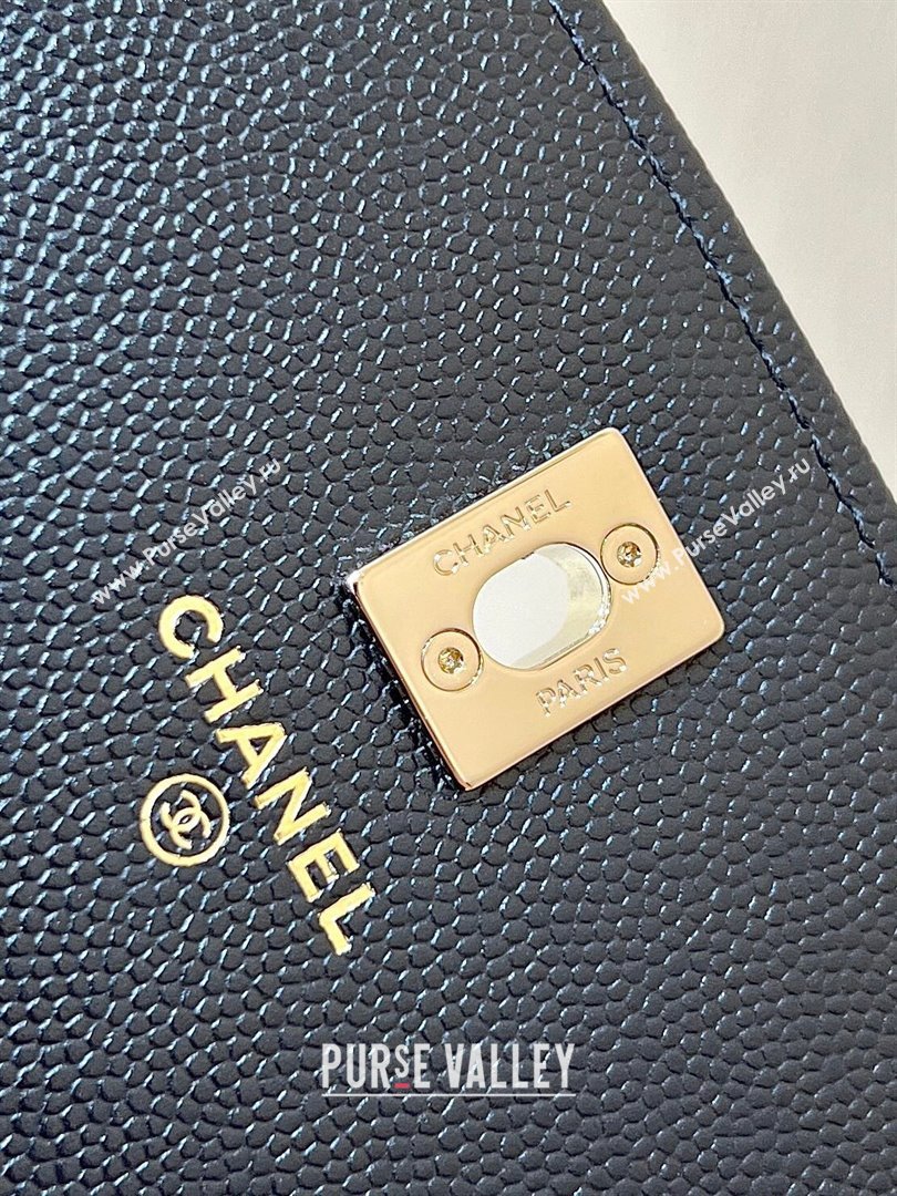 Chanel Grained Calfskin Backpack AP4406 Black 2025 Top Quality (SHUNY-24121814)