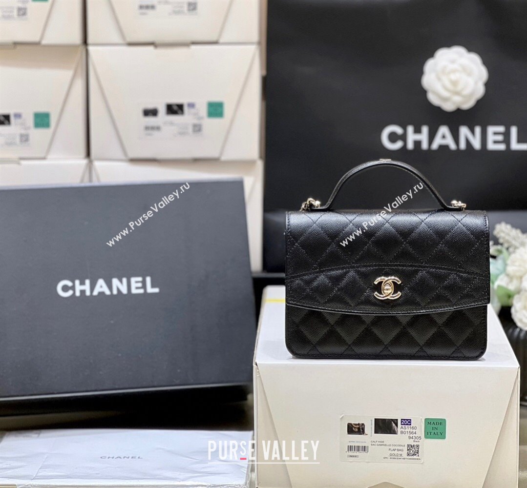 Chanel Grained Calfskin Backpack AP4406 Black 2025 Top Quality (SHUNY-24121814)