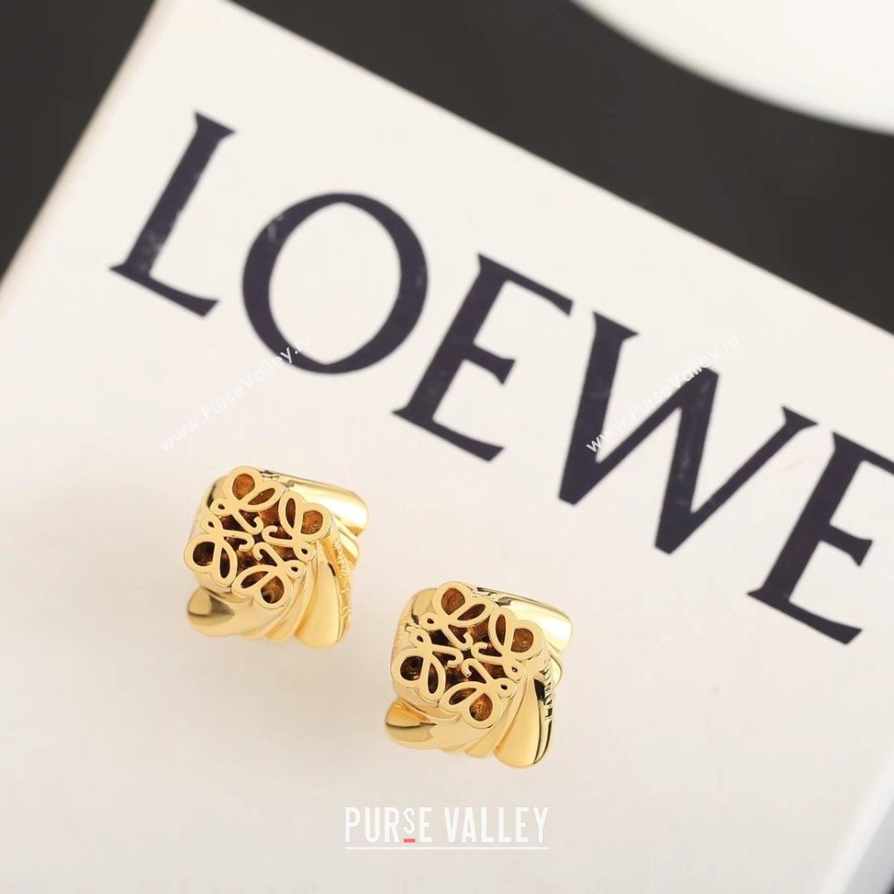 Loewe Stud Earrings L12532 Gold 2024 (YF-24012532)