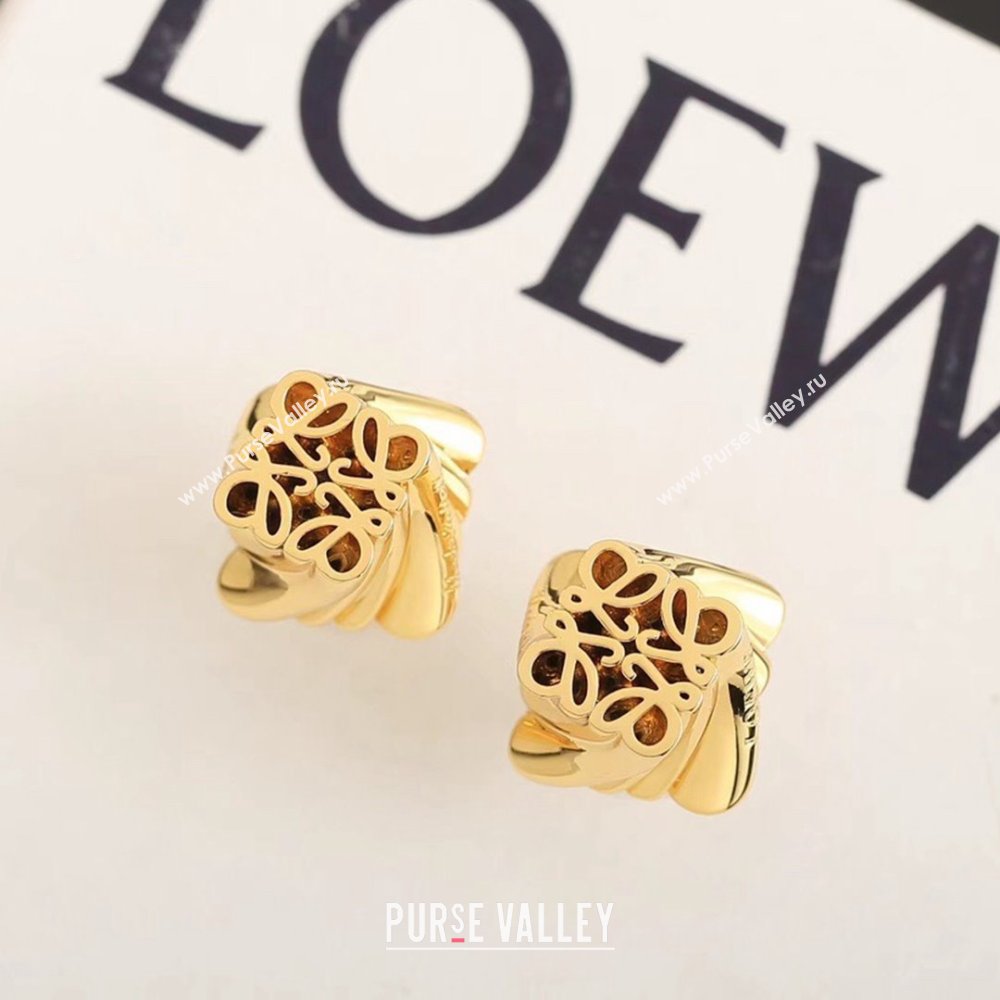 Loewe Stud Earrings L12532 Gold 2024 (YF-24012532)