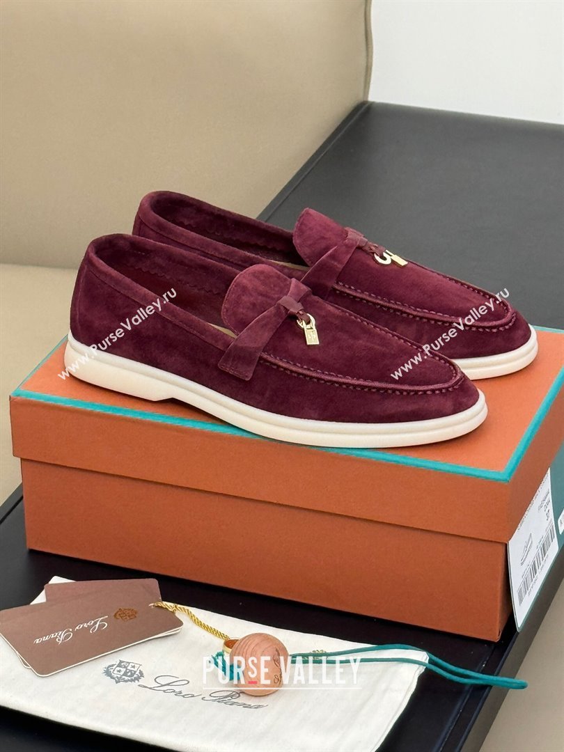 LP Summer Charms Walk Loafers LP110615 Burgundy 2023 TOP (KL-23110615)