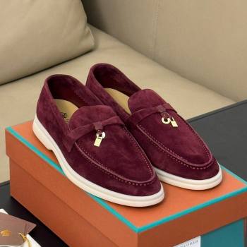 LP Summer Charms Walk Loafers LP110615 Burgundy 2023 TOP (KL-23110615)