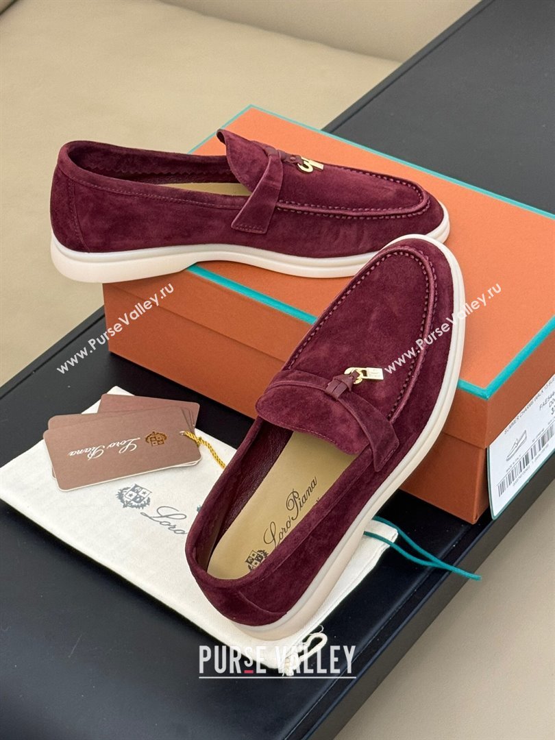 LP Summer Charms Walk Loafers LP110615 Burgundy 2023 TOP (KL-23110615)