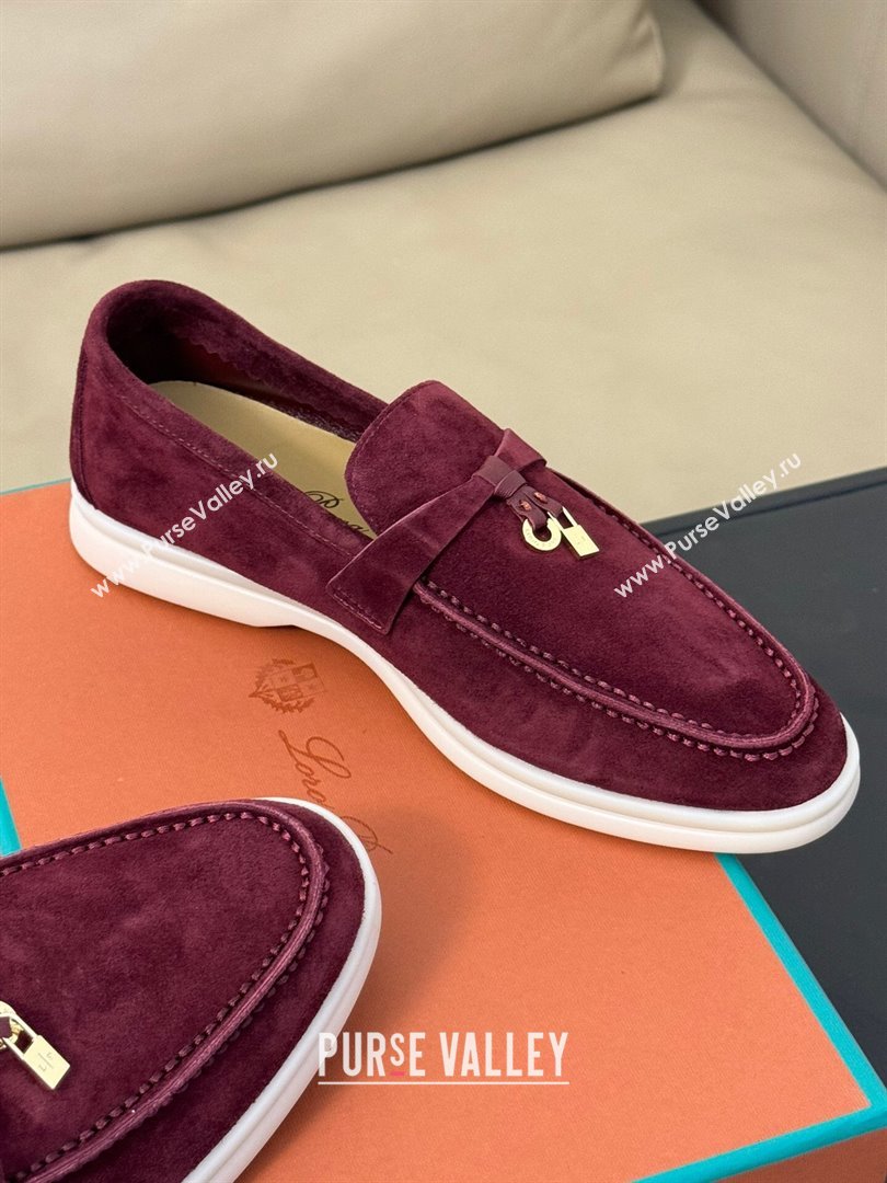 LP Summer Charms Walk Loafers LP110615 Burgundy 2023 TOP (KL-23110615)