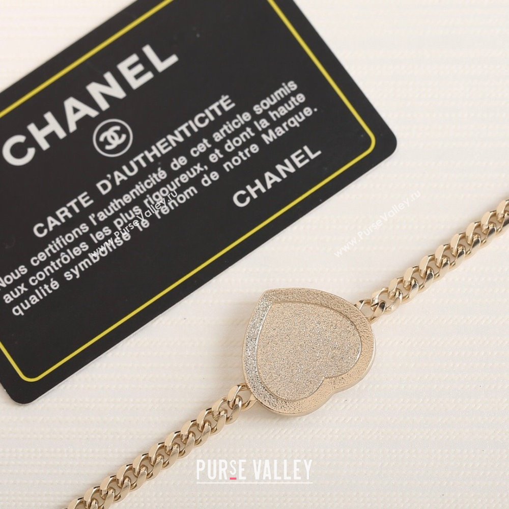 Chanel Heart Choker Necklace CH12535 Black 2024 (YF-24012535)