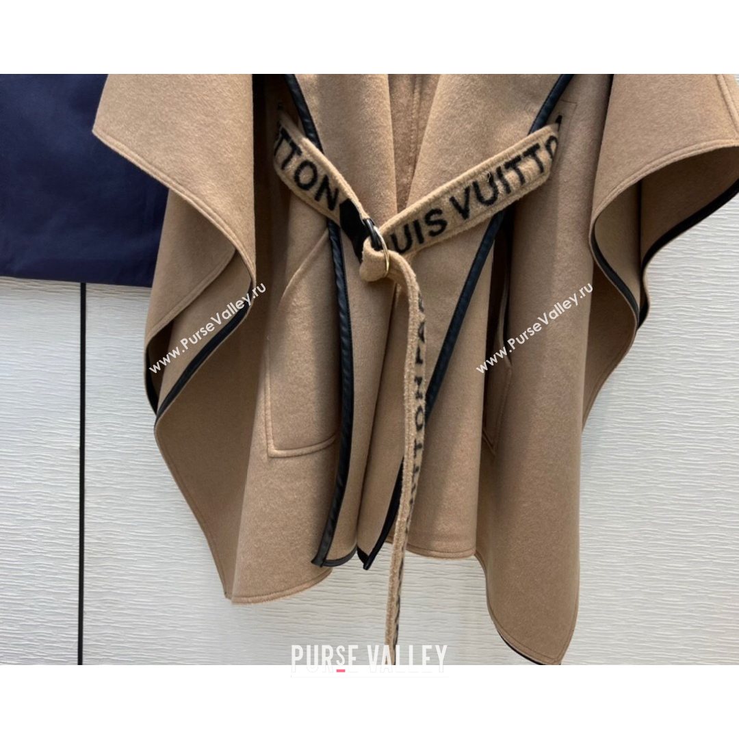 Louis Vuitton Wool Cape LV21080505 Coffee 2021 (Q-210805055)